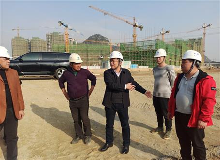 廖立波到第十分公司項目調(diào)研指導工作
