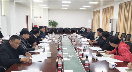 廖立波到分公司承建項目參加項目進度協(xié)調會