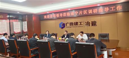 覃振華到南寧片區(qū)調(diào)研指導工作