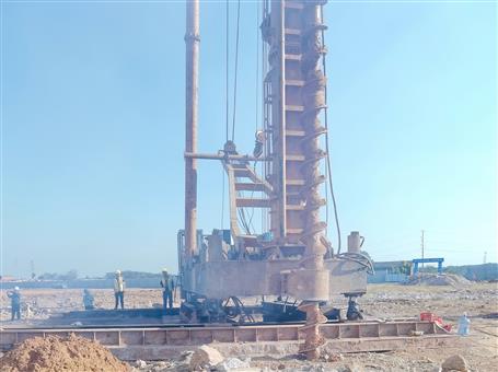 【奮力沖刺·勇創(chuàng)佳績】首鉆成功丨冶建公司承建的江西新鋼項(xiàng)目主廠房開建