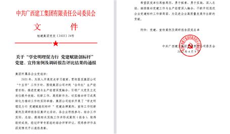 【喜訊】冶建公司3項宣傳、黨建成果榮獲集團公司表彰