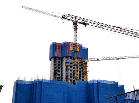 【錨定目標 奮力沖刺】冶建基礎分公司崇文佳苑項目1#樓主體結(jié)構順利封頂