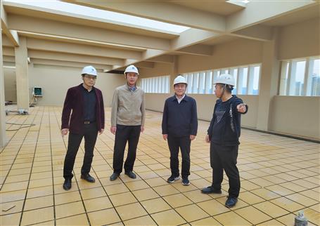 廖立波、何勇到項目開展一季度暨復(fù)工復(fù)產(chǎn)綜合大檢查