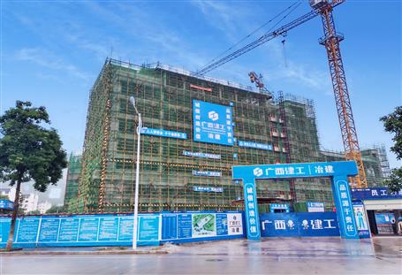 冶建桂金分公司羅城供電局技術(shù)業(yè)務(wù)用房項(xiàng)目主體結(jié)構(gòu)通過驗(yàn)收