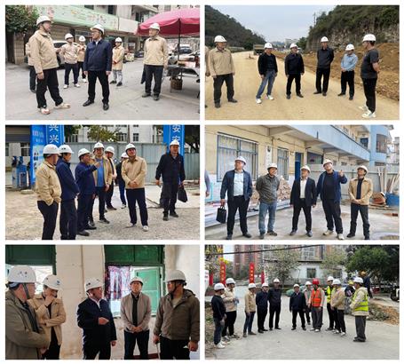 韋克雪到柳州片區(qū)項目開展2026年第一季度暨春節(jié)后復(fù)工復(fù)產(chǎn)安全生產(chǎn)質(zhì)量綜合大檢查